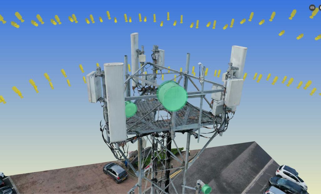 example of a digital twin by uk air comms for the telecoms industry