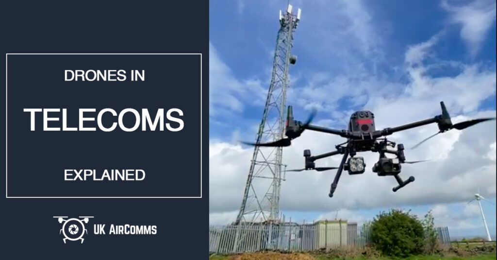 Cover photo for "The Use of Drones and Digital Twins in Telecoms"