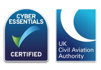 cyber essentials and caa badges